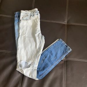 FASHION NOVA Skinny Jeans, Size 34,Color Blue